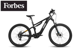 HAOQI Mustang Premium elektrisk terrengsykkel Mountain Bike - eMTB - elsykkel - svart - 25km/t makshastighet