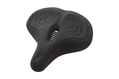HAOQI Oversized Soft Bike Saddle stort sykkelsete med universelt feste