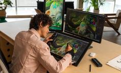 Huion Kamvas Pro 24 (Gen_3) 4K tegnebrett med IPS-skjerm, Delta E < 1