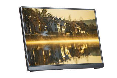 Ontario 16" Full-HD+ bærbar ekstraskjerm får strøm og videosignal gjennom USB-C-kabel