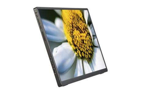 Ontario 18.5" Full-HD bærbar ekstraskjerm får strøm og videosignal gjennom USB-C-kabel