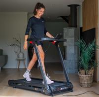Heime M5 sammenleggbar tredemølle - 16km/t med 18% stigningsfunksjon, 120x46cm løpebånd