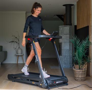 Heime M5 sammenleggbar tredemølle - 16km/t med 18% stigningsfunksjon,  120x46cm løpebånd (HEIME-M5)