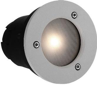 BA Vegglys - Utendørs, LED, dia.100x113 Sølv (BA63-R3A0011-OS)