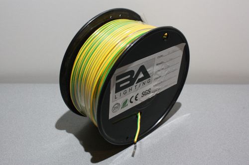 BA RK  1,5mm² gul/grønn (100m) (BA128-GNYE)