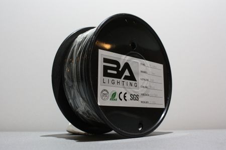 BA RK  2,5mm² sort (100m) (BA129-BK)