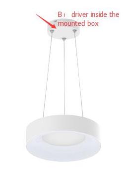 BA Elvira nedhengt 25W, CCT (El.nr: 3700773) (BA465-AL41B-25WD)