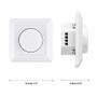 BA DimLux, dimmer, 200W, Klassisk Hvit (BA21001-Dimmer-200W)