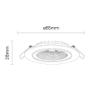 Noxion Slim Downlight- Hvit (245688)