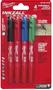 Milwaukee Markörpenna Inkzall med tunn spets, 4 pack