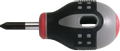 Bahco Ergo skruvmejsel med kort gummigrepp PH1×25 mm