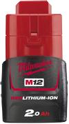Milwaukee Batteri 12V/2,0Ah Li-ion M12 B2