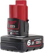 Milwaukee Batteri 12V/6,0Ah Li-ion M12 B6