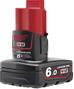 Milwaukee Batteri 12V/6,0Ah Li-ion M12 B6