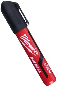 Milwaukee Mejselspetsmarkör Inkzall bred spets, svart (4932471555)
