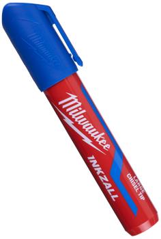 Milwaukee Mejselspetsmarkör Inkzall bred spets, blå (4932471557)