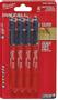 Milwaukee Markörpenna Inkzall med tunn spets, svart, 4 pack