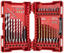 Milwaukee Universalborrsats 39 delar, Multi-material & Metal HSS-Tin