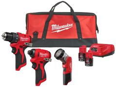 Milwaukee Verktygspaket M12 BLPP3A-202B