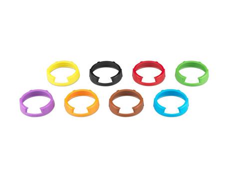 SENNHEISER Label rings for hand transmitter of EW and SKM 2000 kit with 8 colors (549344)