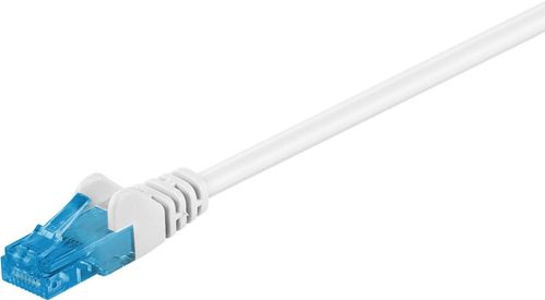 ONESEC CAT 6A UTP Cable, 1.0m, White 500 MHz, AWG 26/7, U/UTP (59824)