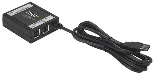 DIGI Hubport/ 7c 7 port USB 2.0 hub, 5V/3A power supply w/ int. plug kit included (same as 301-1010-75) (301-2010-27)