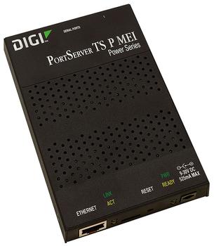 DIGI PortServer TS 2 P MEI, 2 port RS-232/ 422/ 485 Powered Serial to Ethernet Device Server, (70001992)
