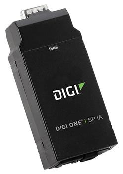 Digi Digi One SP IA 1 port RS-232/ 422/ 485 DB-9 Serial to Ethernet Device Server with Din Rail Kit Worldwi (70001999)
