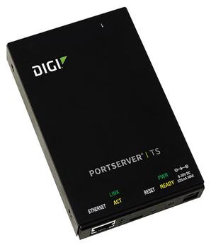DIGI Digi PortServer TS 1 port RS-232 RJ-45 Serial to Ethernet Device Server, 9-30VDC includes 12V/.5A (70002041)
