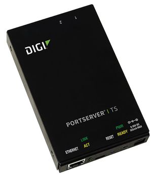 DIGI PortServer TS 2 port. 2 port RS-232 RJ-45 Serial to Ethernet Device Server, 9-30VDC includes 12V/. (70002043)