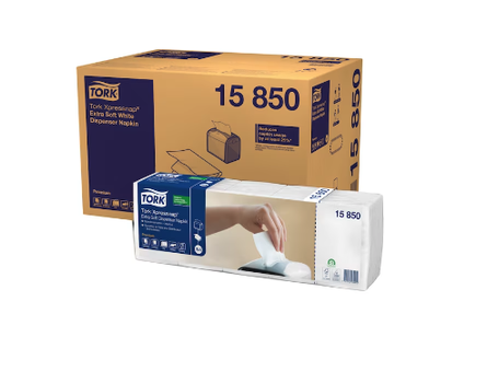 TORK Tork Xpressnap® Extra Soft Serviet, Hvid ( 8000 stk ) (15850)